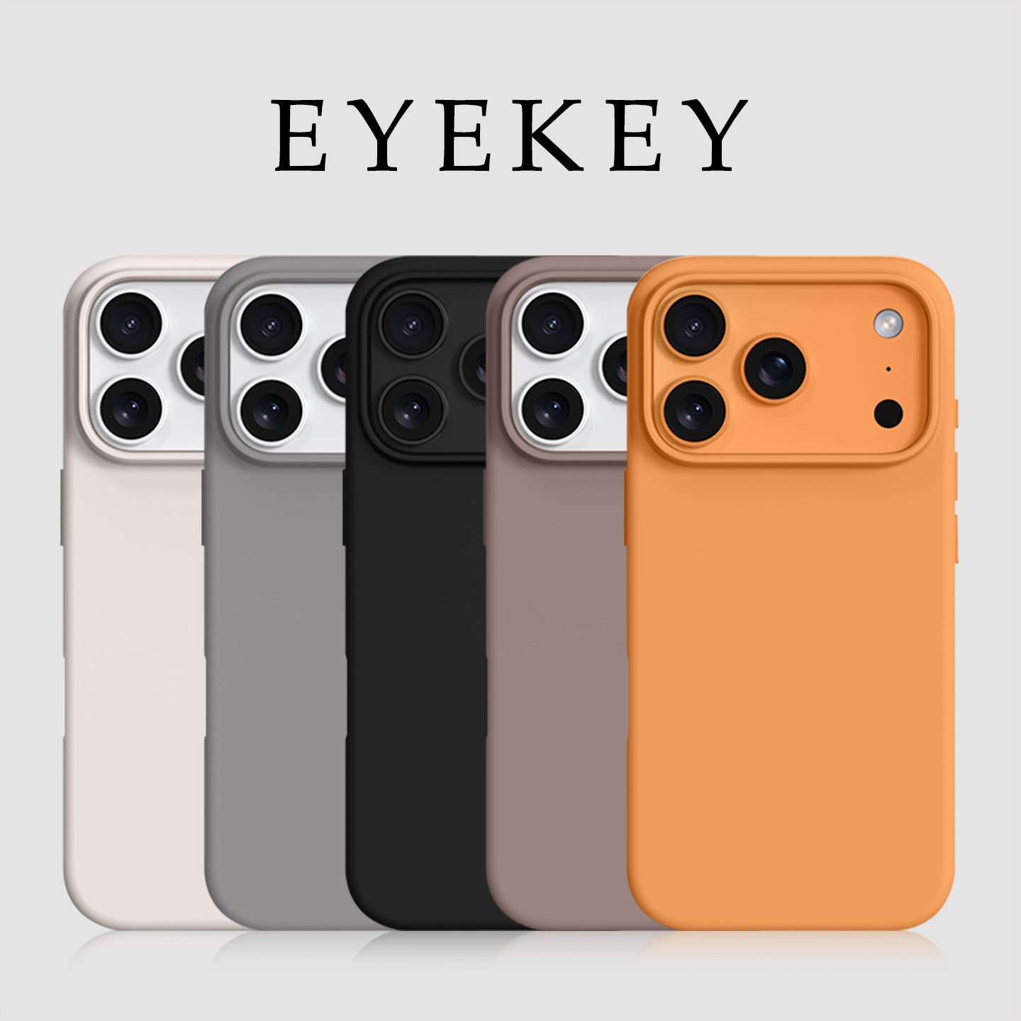 eyekey·ins maye silikon bərk rəngli maqnit emiş Apple 17promax cib telefonu qutusu üçün uyğundur 16plus yeni iphone14 minimalist 15 niş 13 kişi və qadın 12 yüksək səviyyəli qoruyucu örtük yumşaq