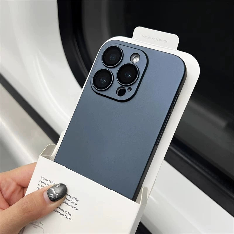 ins qabaqcıl çılpaq metal titan toxuması iPhone16pro Apple 14 mobil telefon qutusu 17ProMax yeni 11 şaxtalı 12 barmaq izinə qarşı 13 kişi və qadın 15plus 16promax düşməyə qarşı örtük üçün uyğundur