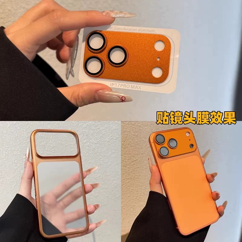[Anti-barmaq izi] Apple 17promax mobil telefon qutusu, yeni yüngül və nazik elektrolizlənmiş Xingyu Narıncı iPhone17pro sadə, dəbli və yüksək səviyyəli 17pro düşməyə qarşı cüt üslublu yaradıcı sərt çanta üçün uyğundur