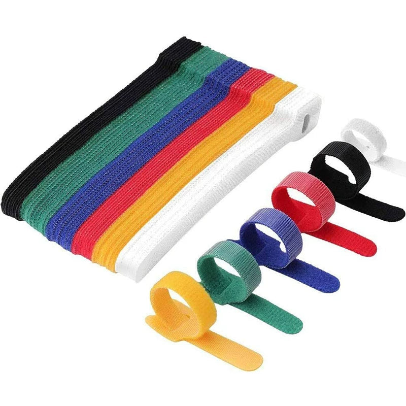 Velcro kəmərləri ilə kabel idarəetməsi, kompüter qulaqlıq məlumat kabeli saxlama, kabel təşkilatçısı, sabit dolama kabel bağı