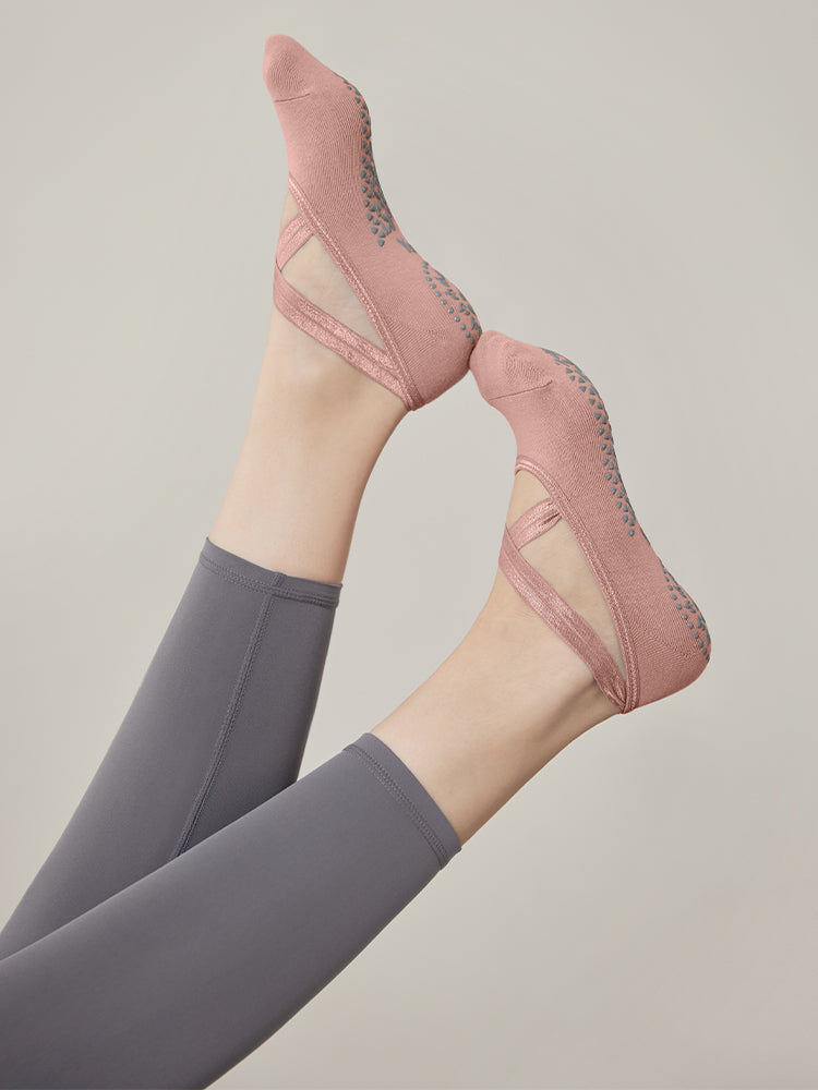 Yoga corabları sürüşməyən peşəkar qadın Pilates 2025 yaz və payız yeni qısa corablar yoga qapalı fitnes xüsusi corabları