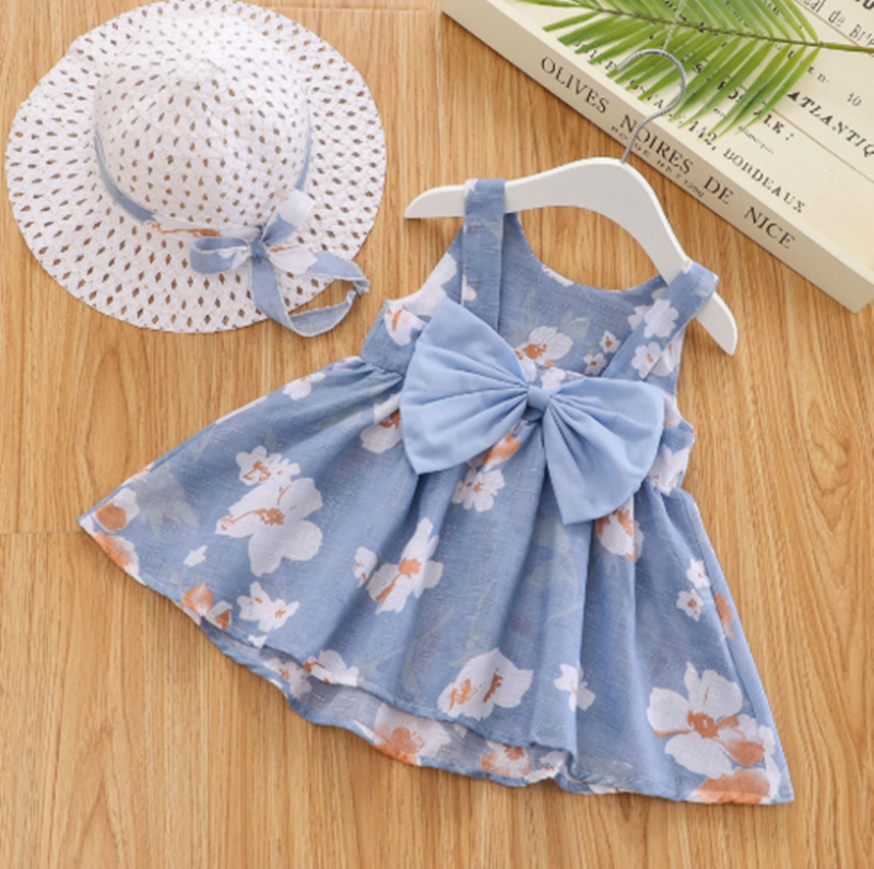 Qızlar üçün yay geyimləri körpə 1 1/2 yaşlı körpə geyimləri uşaqlar üçün