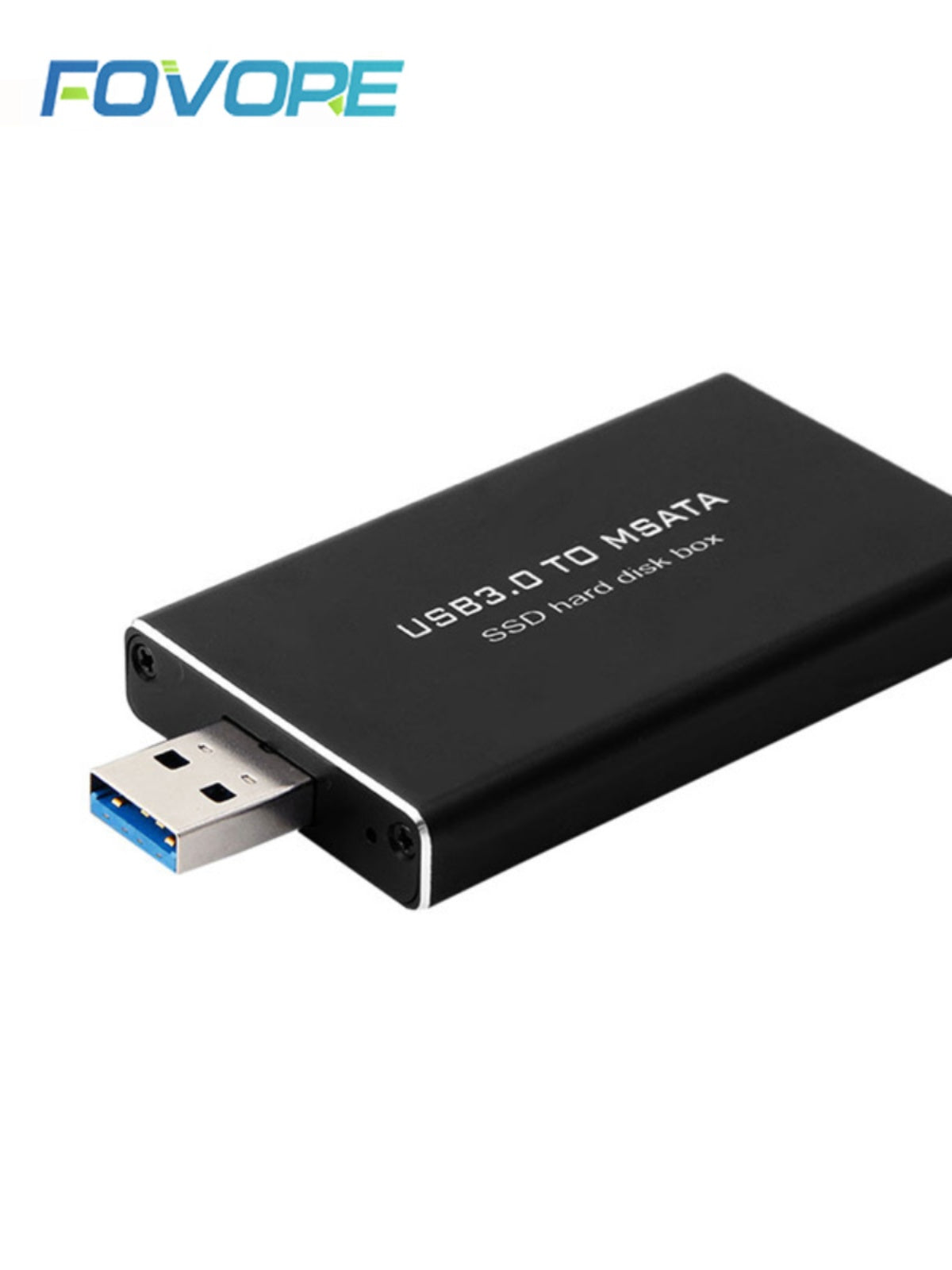 MSATA-dan USB3.0-a mobil sərt disk qutusu MSATA SSD bərk hal sürücüsündən USB3.0 ötürmə qutusuna U disk