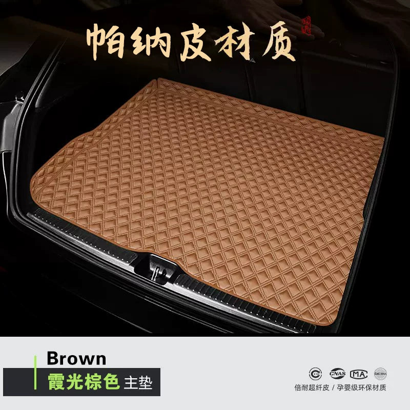 2009-2016 Mercedes-Benz GLK trunk mat, genuine leather Nappa leather, GLK260, GLK300, GLK200, car trunk mat.