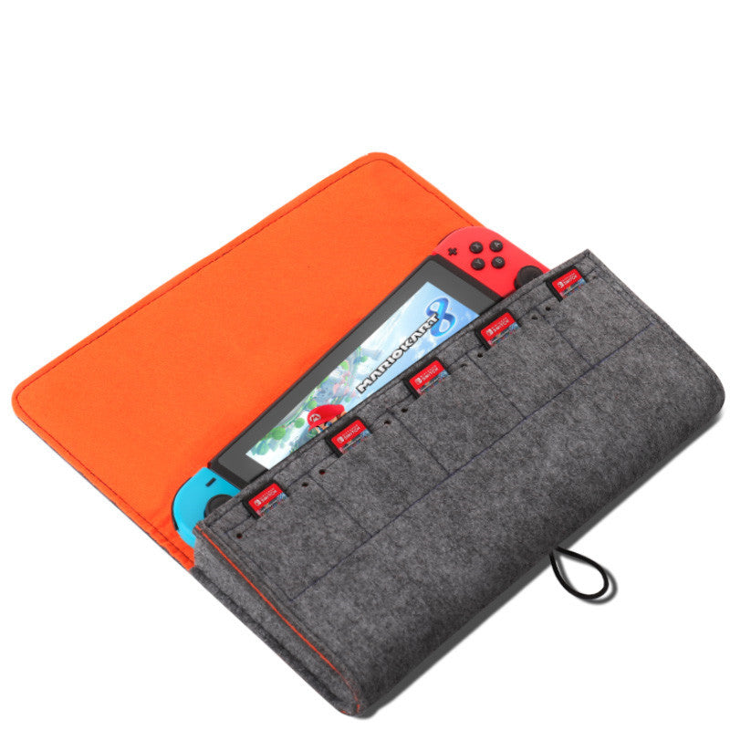 Nintendo keçidi və keçə yumşaq çanta ns2 saxlama çantası əl oyun konsolu tutacaq örtüyü nazik aksesuarlar