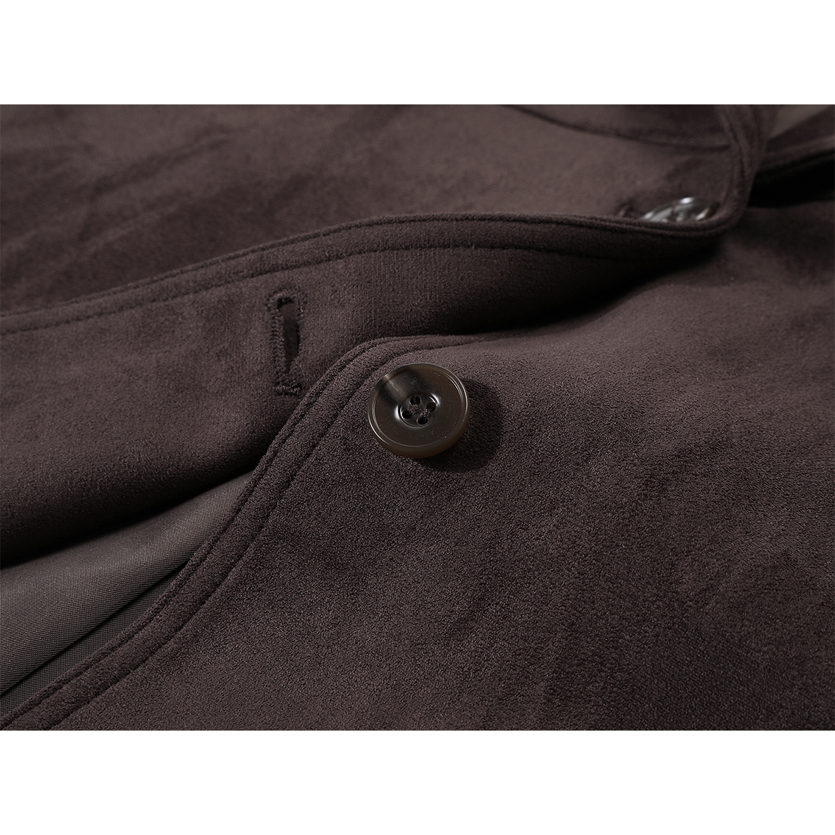 Chorissa Retro Merlin Geyimli Gündəlik Gödəkçə 2026 Yeni Payız və Qış Zamşa Dəri Gödəkçə Qadınlar üçün Kostyum Gödəkçə