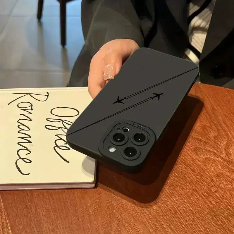 iPhone 15 Pro Max 14 üçün Premium Təyyarə Modelli Telefon Çantası