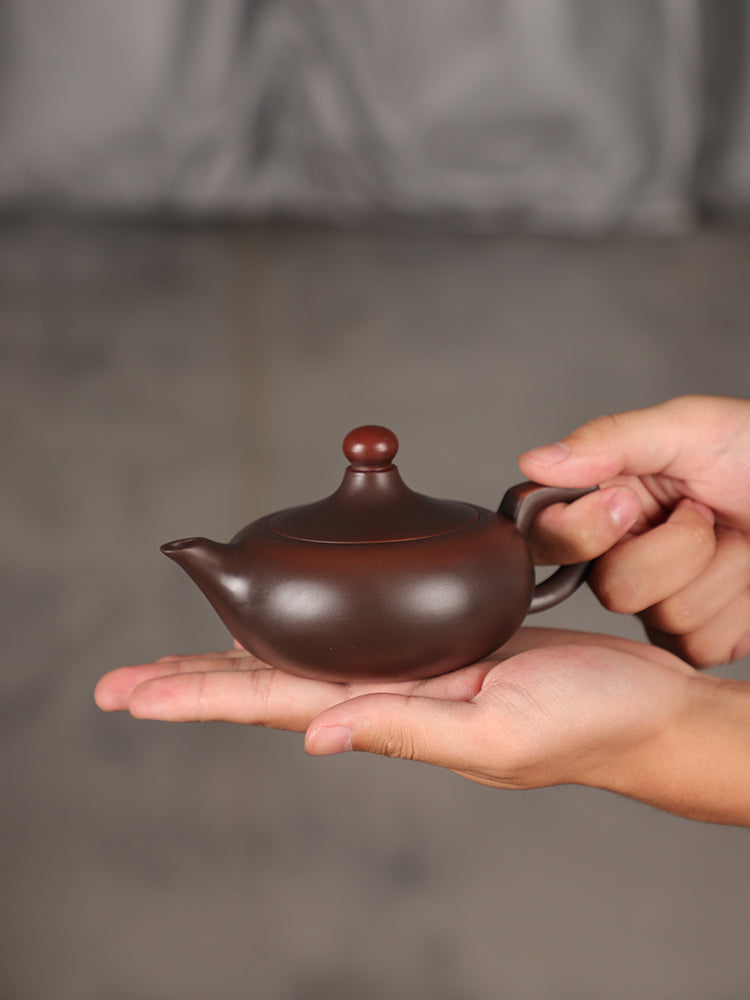 Yunnan bənövşəyi dulusçuluq məşhur çaydan tamamilə əl işi şanslı Fengming qazan ev çay dəsti çaydan çay hazırlamaq üçün xüsusi
