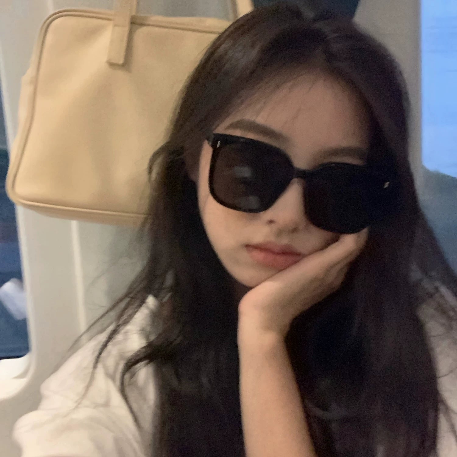 Xinbangbang böyük çərçivə üzünü ortaya qoyan kiçik günəş eynəkləri yüksək səviyyəli moda retro Koreya üslubunda qadınlar üçün böyük üz arıqlayan günəş eynəkləri