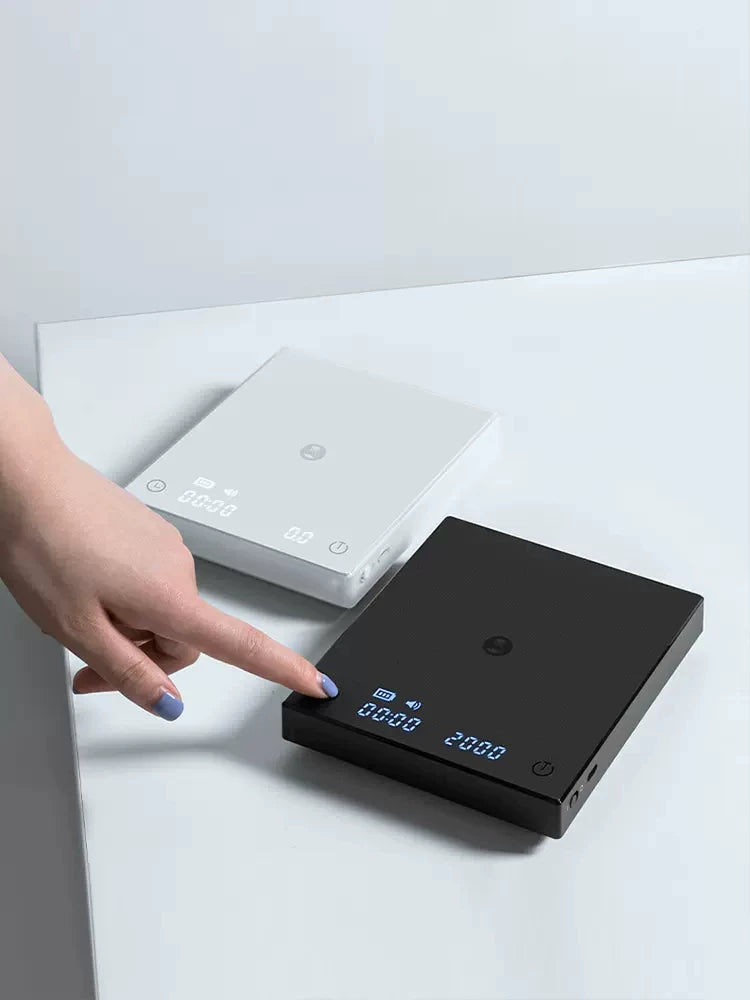 Taimo Black Mirror BASIC 3 qəhvə elektron tərəzi İtalyan əllə dəmlənmiş qəhvə tərəzisi məişət qəhvə lobya çəkisi taymeri