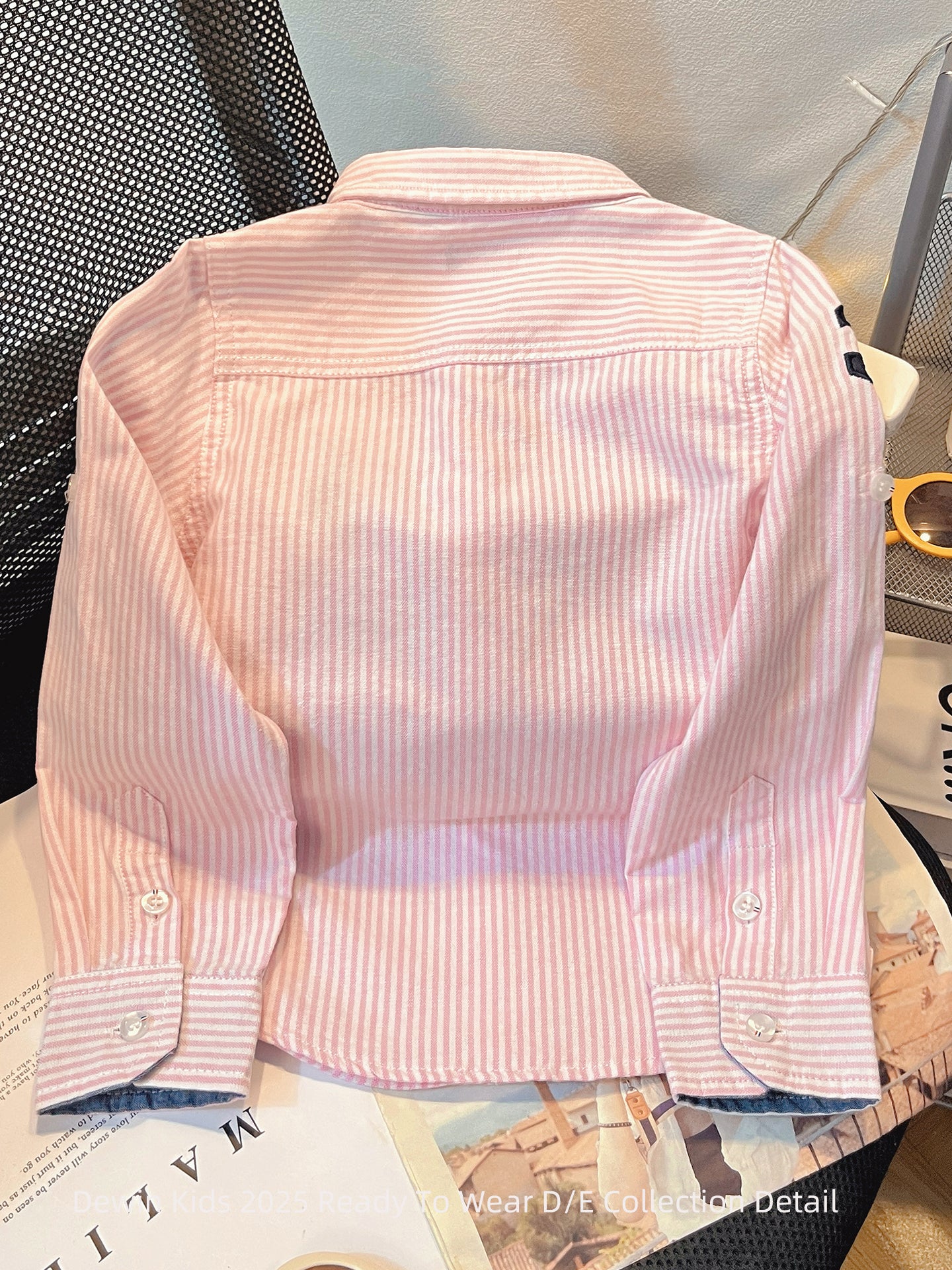 DEWIN yaz və payız üçün uşaq geyimləri, zolaqlı uzunqollu oğlan köynəkləri, 6-12 yaşlı oğlanlar üçün şık uşaq köynəkləri ixrac edir.