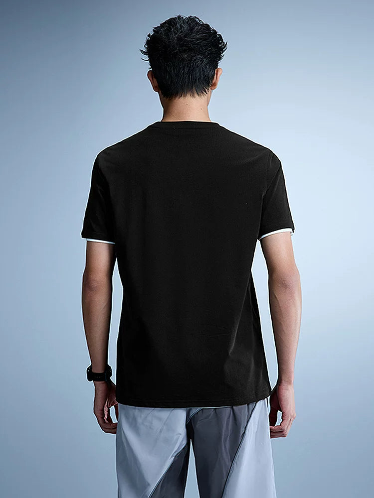 [Atalar Günü] Heilan House Kişi Qısaqol T-shirt 26 Yaz və Yay Yeni Üç Bədən Ko-brendli Cool Nəm keçirən Kişi