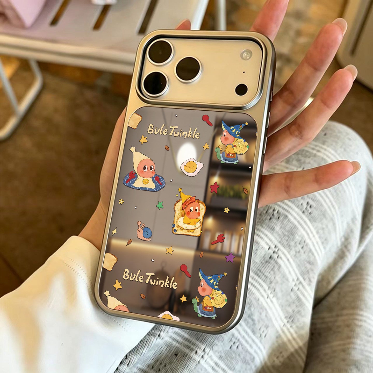 Apple 17 mobil telefon qutusu üçün uyğundur iphone17promax yeni qadın 16pro maqnit 15plus cizgi filmi güzgü ilə 14 niş yüksək səviyyəli sensasiya 13 obyektiv qaldırıcı 12 düşməyə qarşı 11 qoruyucu qabıq
