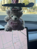 Avtomobil Asma Aksesuarları Pop Mart Arxa Görünüş Güzgüsü Peluş Kukla Düyünlü Toxunma Lanyard Telefon Anahtarlığı Lanyard