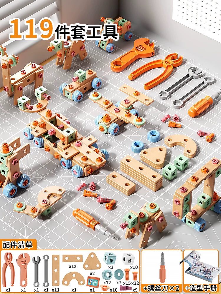 3-6 yaş və yuxarı oğlanlar üçün təhsil oyuncaqları, oğlanların tikinti blokları. 5. Zəka inkişafı və beyin stimullaşdırıcı fəaliyyətlər. 4. Vintlərin bərkidilməsi. 12.