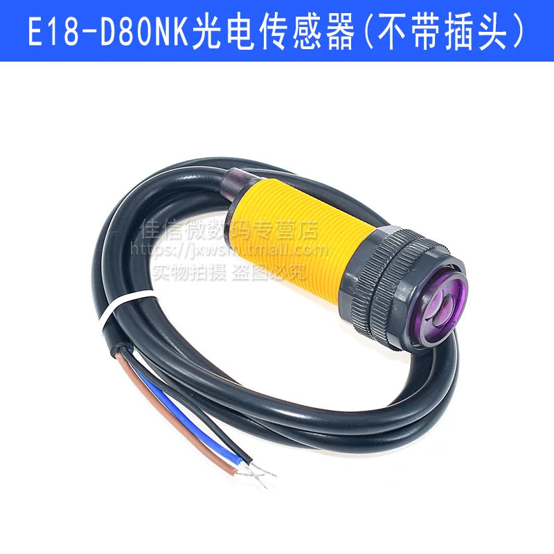 E18-D80NK fotoelektrik sensor modulu diffuz əksetmə infraqırmızı fotoelektrik açar maneədən yayınma sensoru 5V