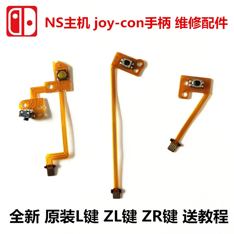 Anahtar kontrolleri üçün uyğundur JoyCon aksesuarları çiyin açarı L düyməsi minus R düyməsi ZL təmiri ZR düyməsi NS kabeli