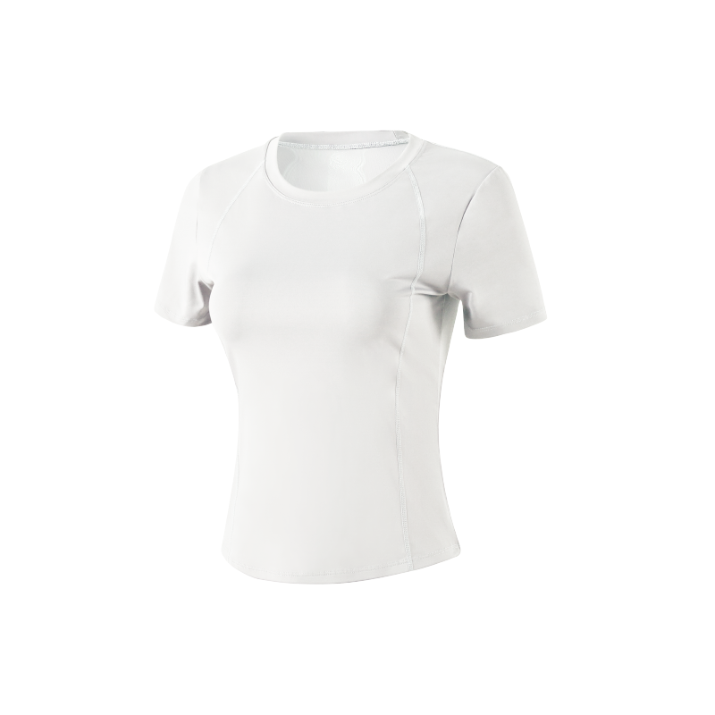Ağır Atletika Fairy Yeni Yoqa Geyimi Qadın Açıq Havada Qaçış Məşq İdmanı İdman T-shirti Nəfəs ala bilən Tennis Fitness Üstü