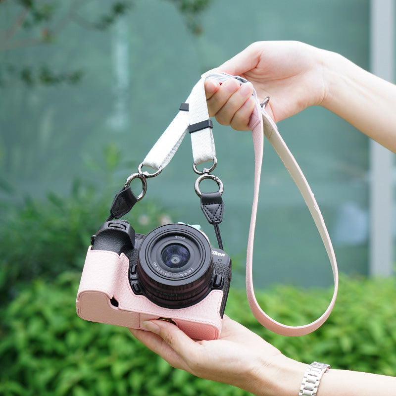 Nikon Z30 üçün uyğundur qoruyucu qutu Nikon z50 ikinci nəsil kamera çantası z30 qoruyucu qutu əsas dəri qutu nikon Z50ii kamera kəməri aksesuarları sevimli retro bəzək