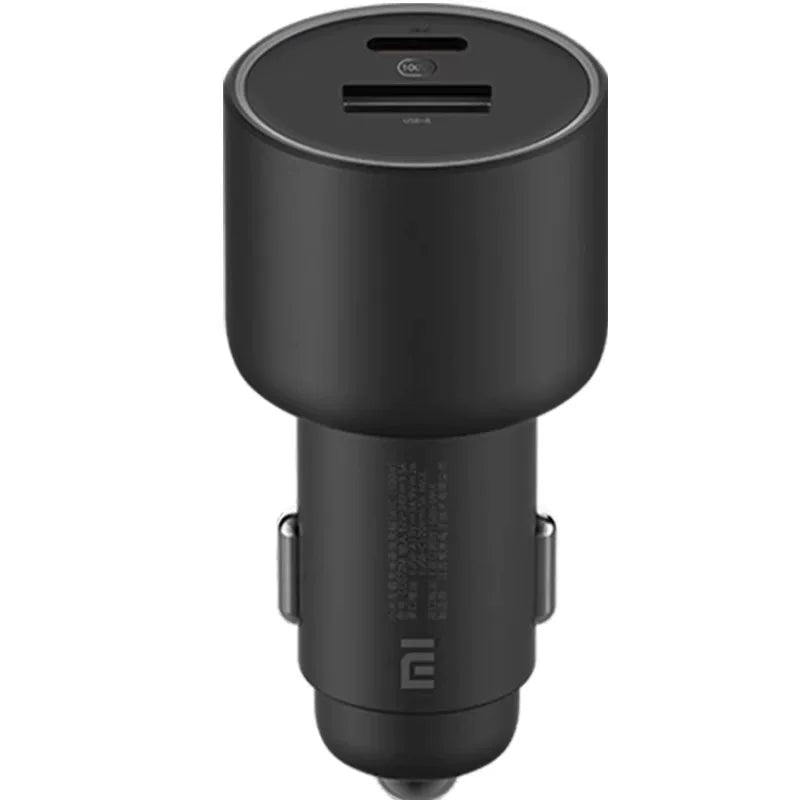 Xiaomi Car Charger Fast Charging Version 1A1C 100W High Power Multifunctional Smart Car Charger
