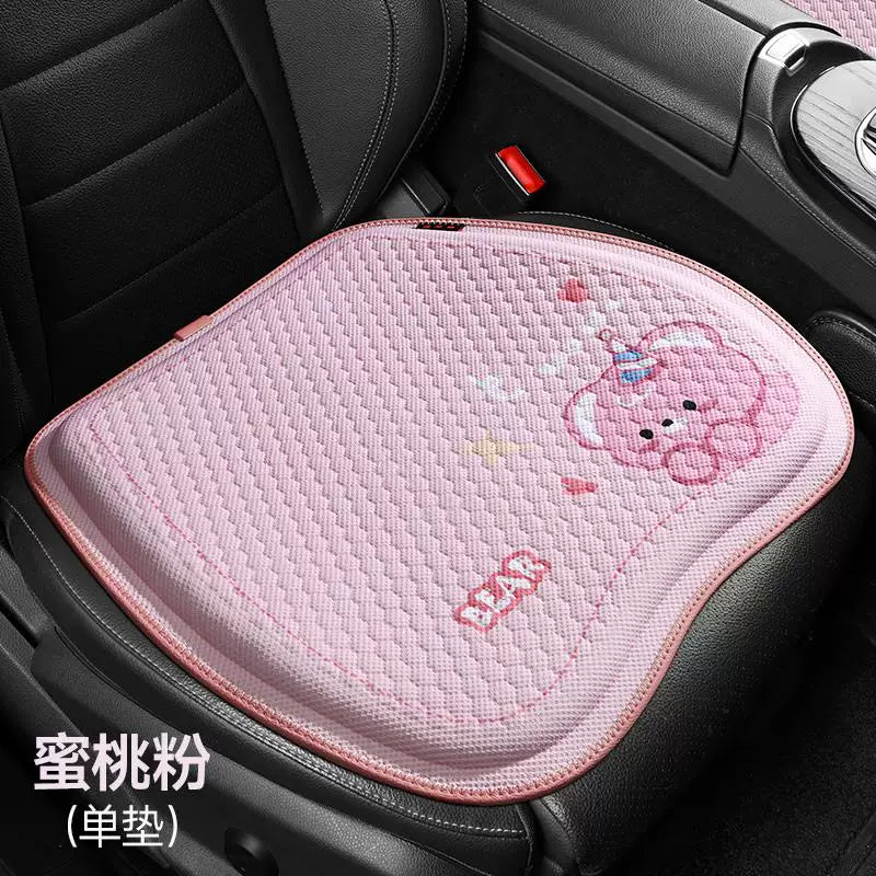 Yeni avtomobil oturacağı yastığı, bütün mövsüm universal, premium gel pətək yastığı, cizgi filmi qış avtomobil döşəyi, oturacaq örtüyü, oturacaq yastığı