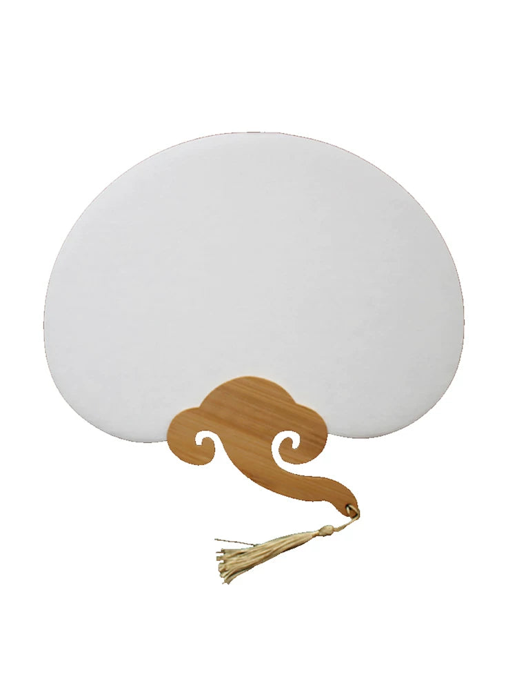 Qalınlaşmış xəttatlıq və rəsm boş dəyirmi fanat iki tərəfli əl-boyalı çin rəsm akvarel DIY xəttatlıq yaradılması qədim üslubda dəyirmi fan