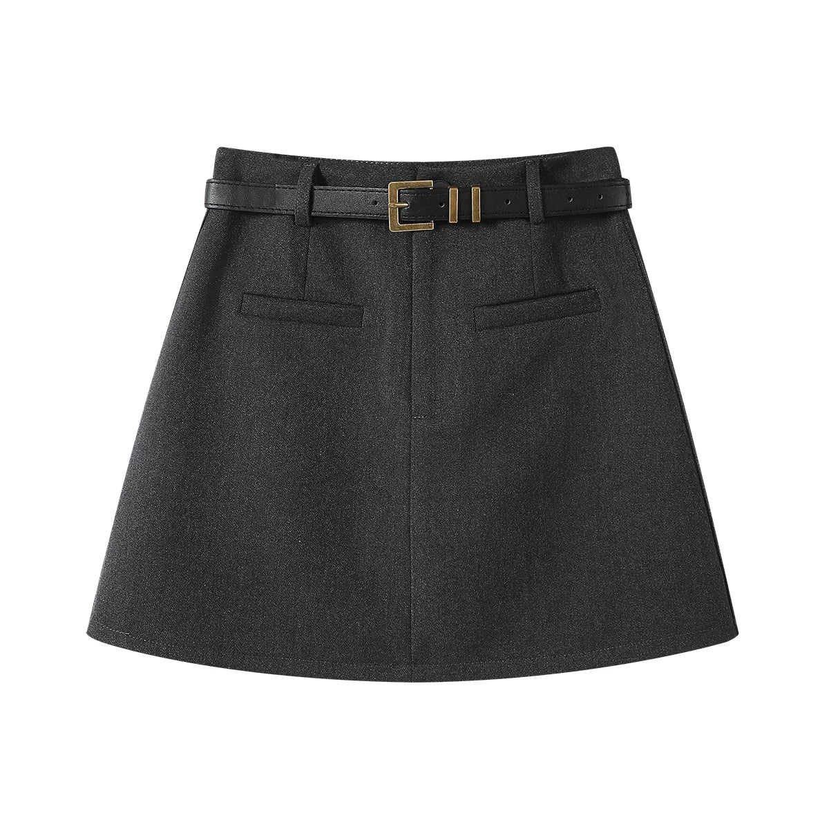 Cholisa-nın yeni erkən yaz/payız mövsümü üçün yüksək belli, arıqladıcı, qadınlar üçün möhtəşəm boz midi ətək, dəbli və şık, çox satılan bodycon mini ətək.