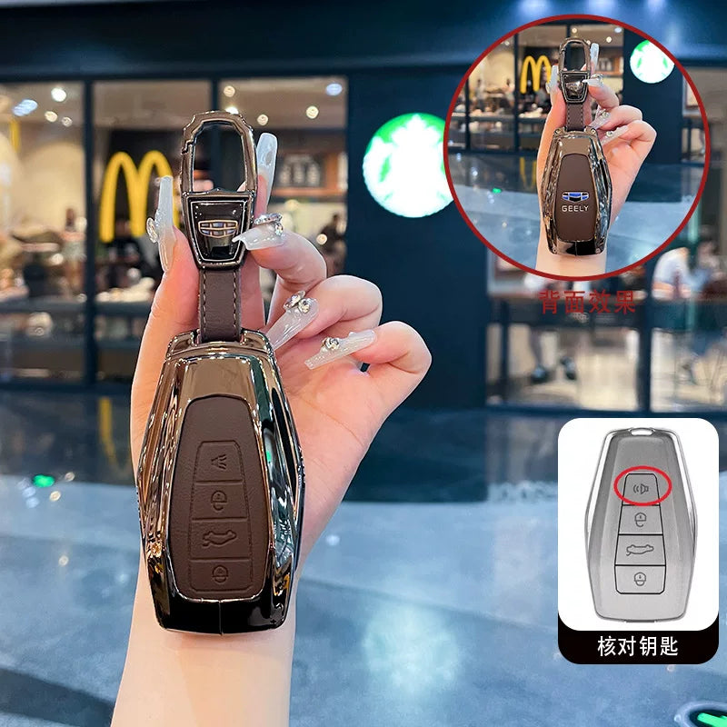 Geely Jiaji açar örtüyü, Geely Haoyue PRO, Xingyue L, Boyue, Binyue, Emgrand və Binrui avtomobil çantası klipləri üçün uyğundur