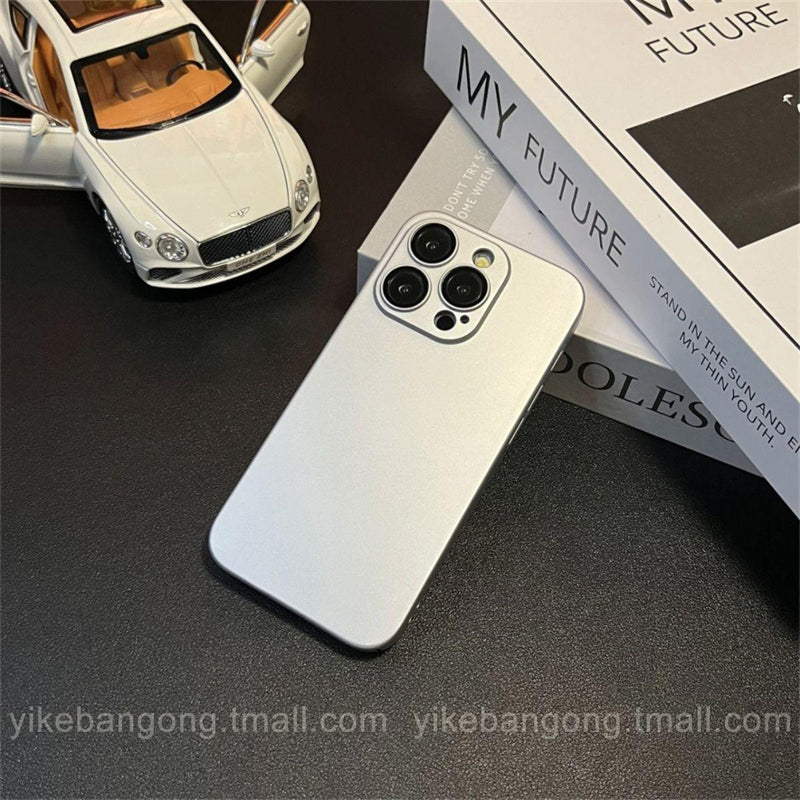 ins yüksək dərəcəli əsas rəngli titan metal teksturalı iPhone17pro Apple 14 mobil telefon qutusu 16ProMax yeni 11 barmaq izinə qarşı 12 kişi və qadın 13 cütlük 14plus 15promax düşməyə qarşı örtük üçün uyğundur