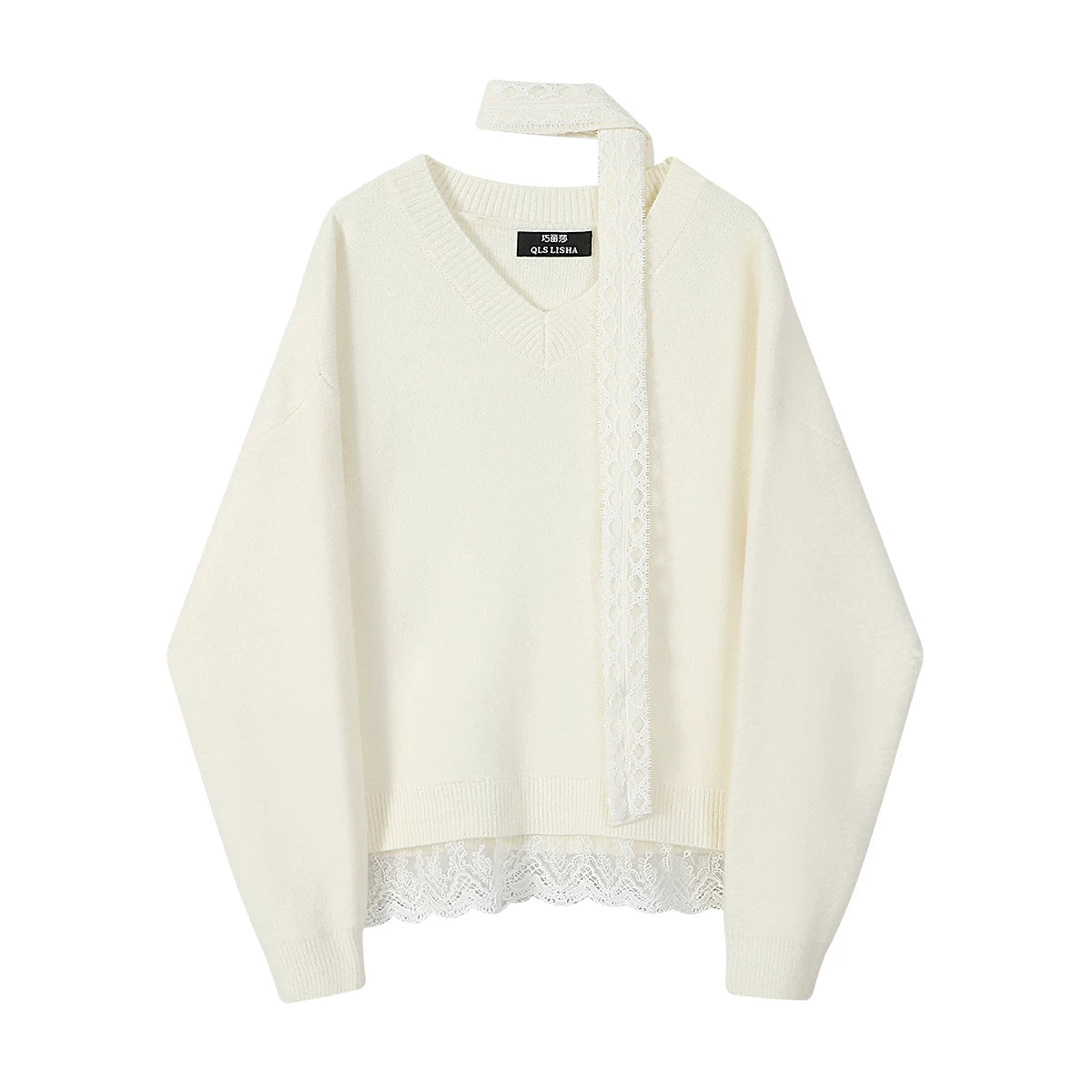 Cholisa'nın Yeni İl Geyimi: Unikal V-yaxalı Qısa Qırmızı Sviter, Yeni Payız/Qış Modeli, Tənbəl Örgü Top