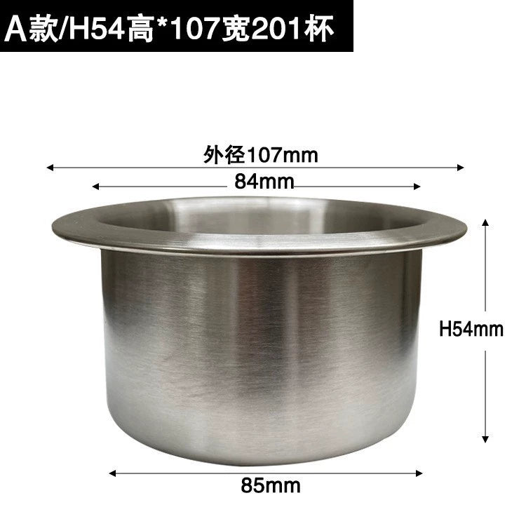 Paslanmayan Polad Kubok Nəlbəki Divan Kuboku Oturacaq RV Yaxta Bərpa Yük maşını Avtomobil Su Bardağı Tutacağı Kubok Yuvası Avtomobil Külqabı