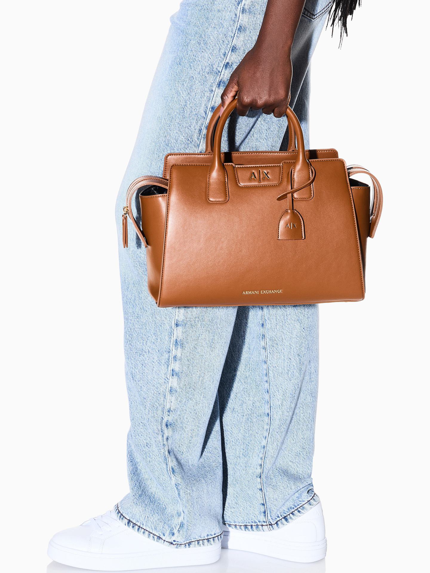 [Yeni il hədiyyəsi] ARMANI EXCHANGE / Armani Spring Yeni Qadın Çantası, Çiyin Çantası, Çarpaz Bədən Çantası