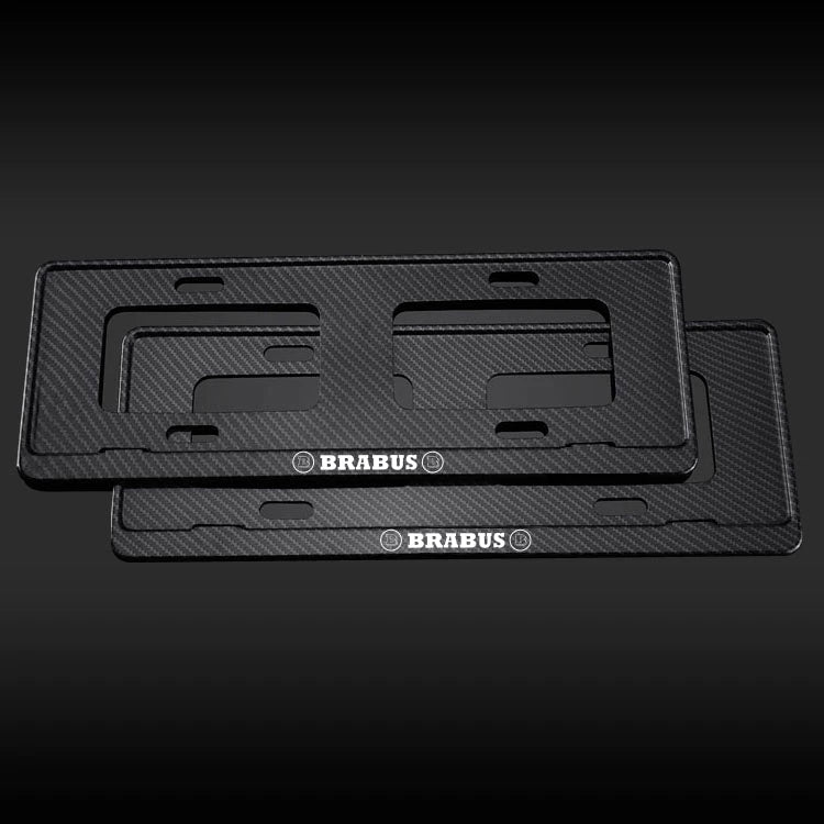 Yeni yol hərəkəti qaydaları, nömrə nişanı çərçivələri, nömrə nişanı mötərizələri və karbon lif modifikasiyaları olan Mercedes-AMG Brabus avtomobilləri üçün uyğundur.