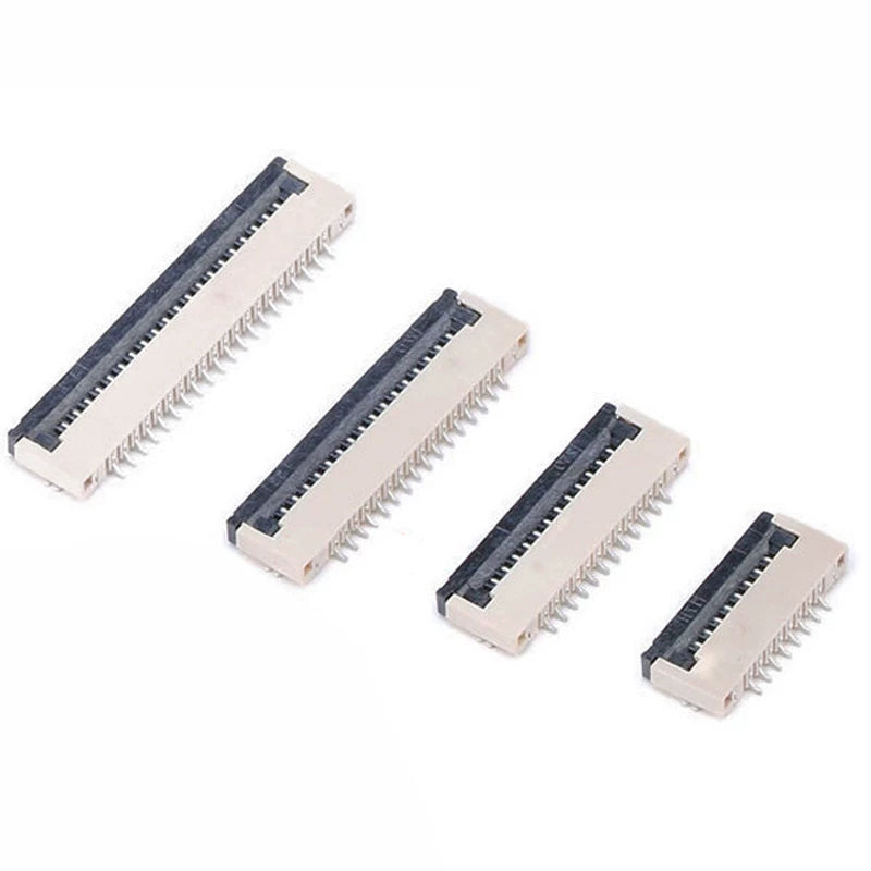 FPC/FFC çevik kabel yuvası 0.5MM/1.0MM meydança, çekmecenin alt bağlantısı, çekmecenin yuxarı bağlantısı, çevirmə qapağının alt bağlantısı - 2