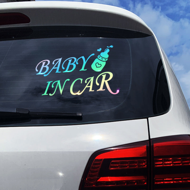 Avtomobildəki körpə stikerləri, avtomobildəki körpələr və uşaqlar üçün xəbərdarlıq stikerləri.