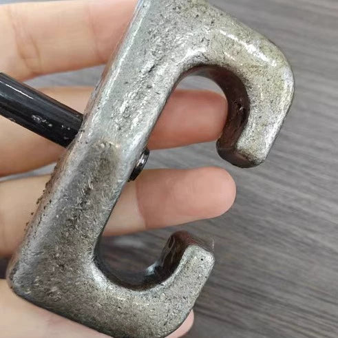 50 Forklift çəngəl təkər zənciri Yüksək aşınmaya davamlı külçə birləşdirici qandal Aksesuarlar Yükləyici təkər qoruyucu zənciri birləşdirən qandal