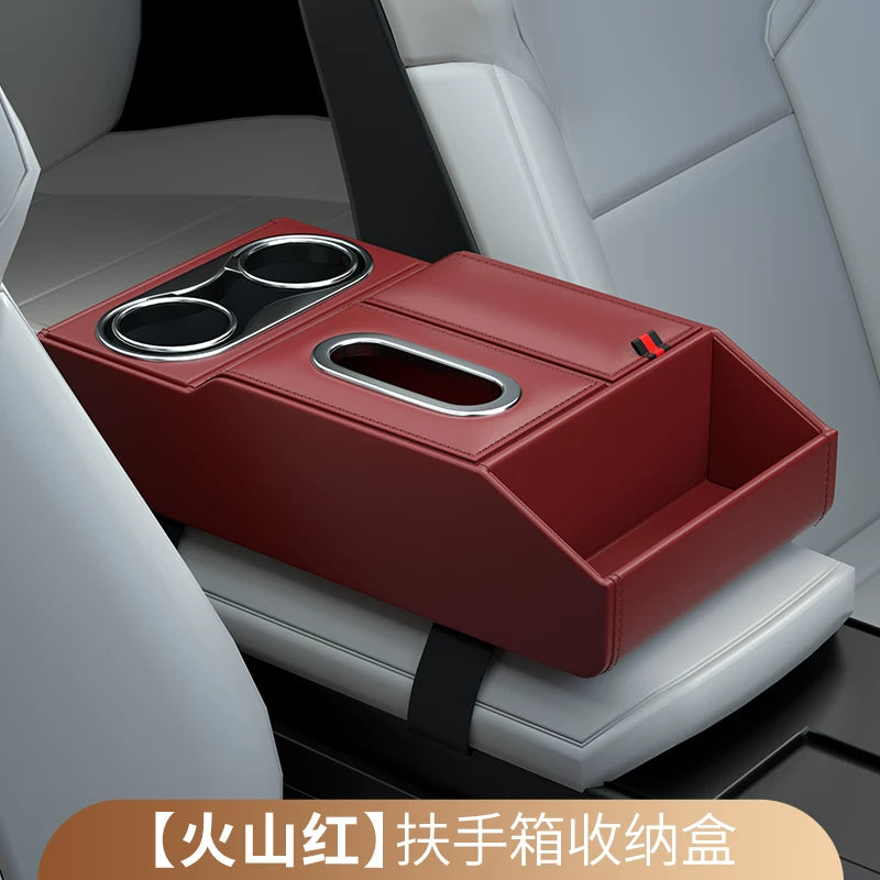 Multifunctional passenger side storage box compatible with Audi A6, A6L, A4, A4L, Q5, LQ5, Q2, A4, Q7, Q8
