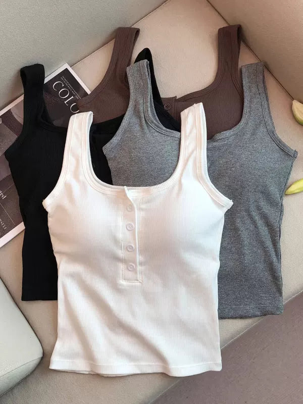 Modal hamısı bir yerdə sabit qayışlı döş yastığı kamzulu qadın daxili geyimi yeni darıxdırıcı alt paltarı moda top