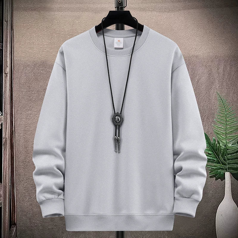 Yeniyetmələr və tələbələr üçün payız/qış təmiz pambıqdan hazırlanmış yun yaxalıqlı sviter, boş oturan gündəlik kazak alt qatı, qalın və isti top