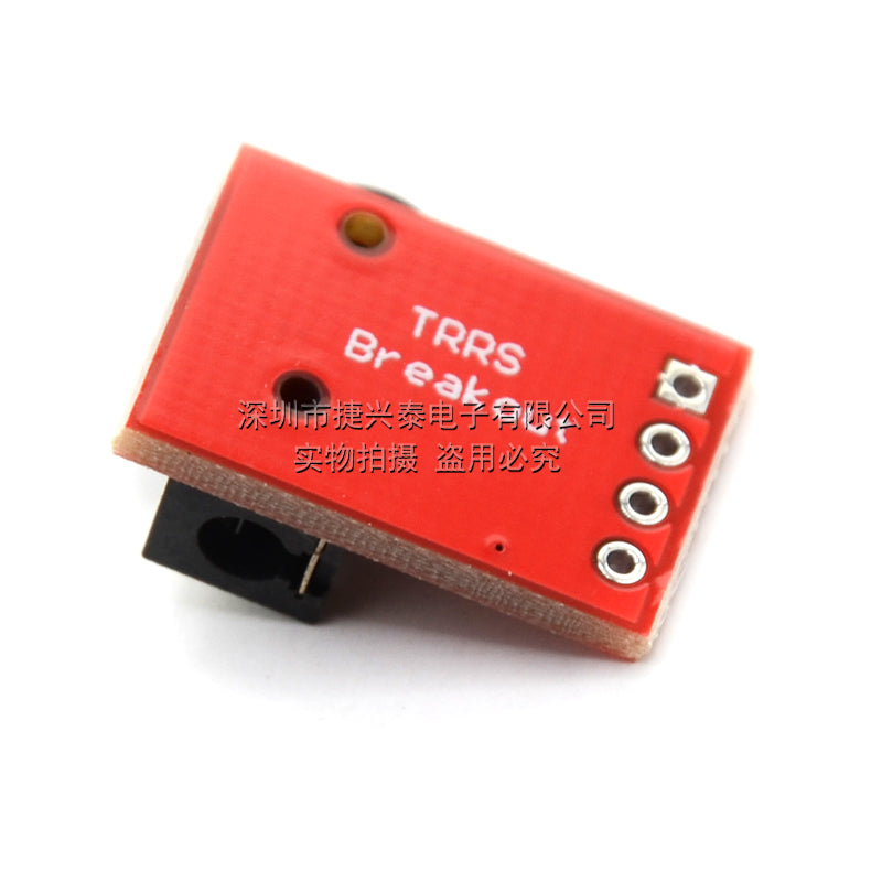 TRRS 3,5 mm audio yuvası MP3 stereo qulaqlıq video mikrofon interfeysi modulu