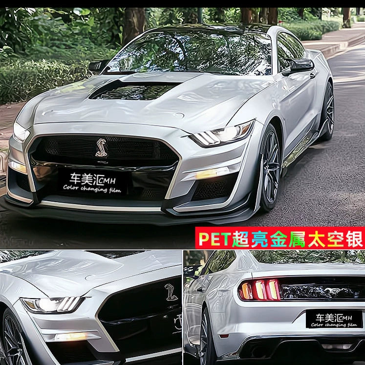 Pethuayue Pudra Rəng Dəyişən Film Tam Avtomobil Qapağı Fantaziya Vulkanik Kül Avtomobil Filmi Rəng Dəyişən Parlaq Qara Tpu Görünməz Avtomobil Filmi