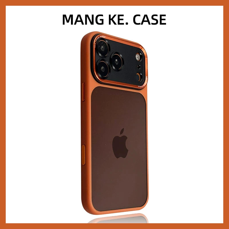Qabaqcıl şəffaf qara iphone17 mobil telefon qutusu üçün uyğundur tünd mavi alma 17 promax qoruyucu qutu hava metal lens 16 super gözəl görünüşlü 15 lüks 14 düşməyə qarşı 13 sadə plus fürsətdən istifadə edin p