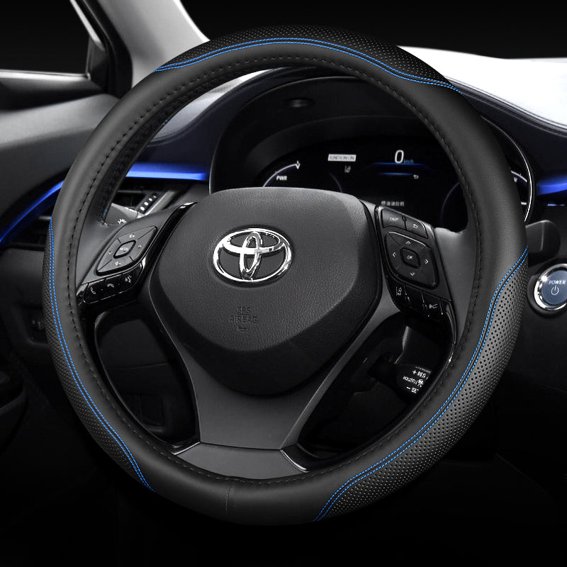 Toyota Corolla, RAV4, Levin, Avalon, Camry, Yaris və CHR üçün uyğun dəri sükan örtüyü