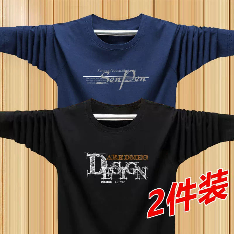 9.9 xüsusi təklif! Yaz və Payız Modal uzunqol kişi dəbli sweatshirt təmiz pambıq daxili köynək kişi geyimi