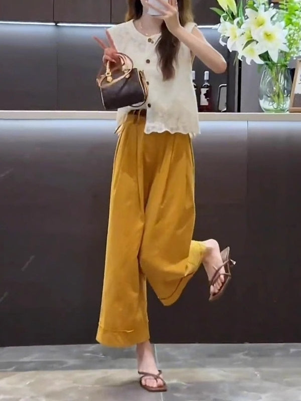 Böyük ölçülü qadınlar üçün fransız üslubunda yüksək səviyyəli qolsuz krujeva jilet, yay modası Avropa üslubunda köynək jilet topu