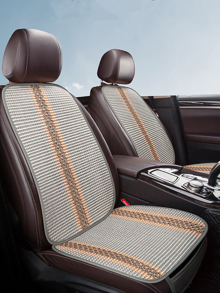 Avtomobil Oturacaq Yastığı Tək Parça Əsas Sürücü Oturacağı Tək Sürücü Otağı Tək Oturacaq Örtüsü Buz İpək Kətan Bütün İl Boyu Neytral Kreslo Yastığı