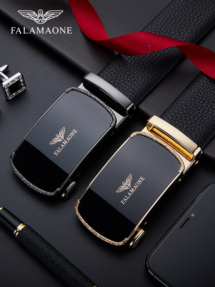 Fala Armani wallet and belt gift set, genuine leather belt for men, high-end brand birthday gift for your lover.