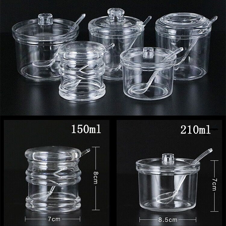 Mətbəx üçün qalınlaşdırılmış çili yağı ədviyyat qabı plastik restoran MSG duz şəkər qabı otel soya sousu sirkə şüşəsi yağ qabı ədviyyat qutusu