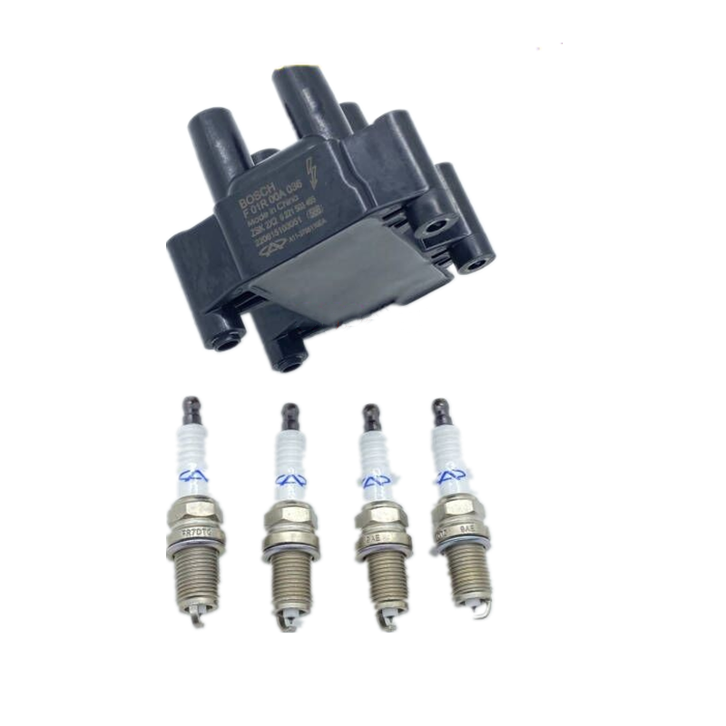 Chery E3, Fengyun 2, Qiyun 23, Karry K50/K60, Elegance, Kaiyi C3, E3 ignition coil, high voltage wire, spark plug