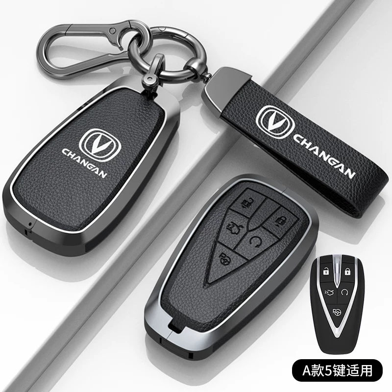 Chang'an açar örtüyü CS75/CS35/CS55/X5 PLUS Yidong Lumin/uniz/K/T Yida orijinal dəri çanta